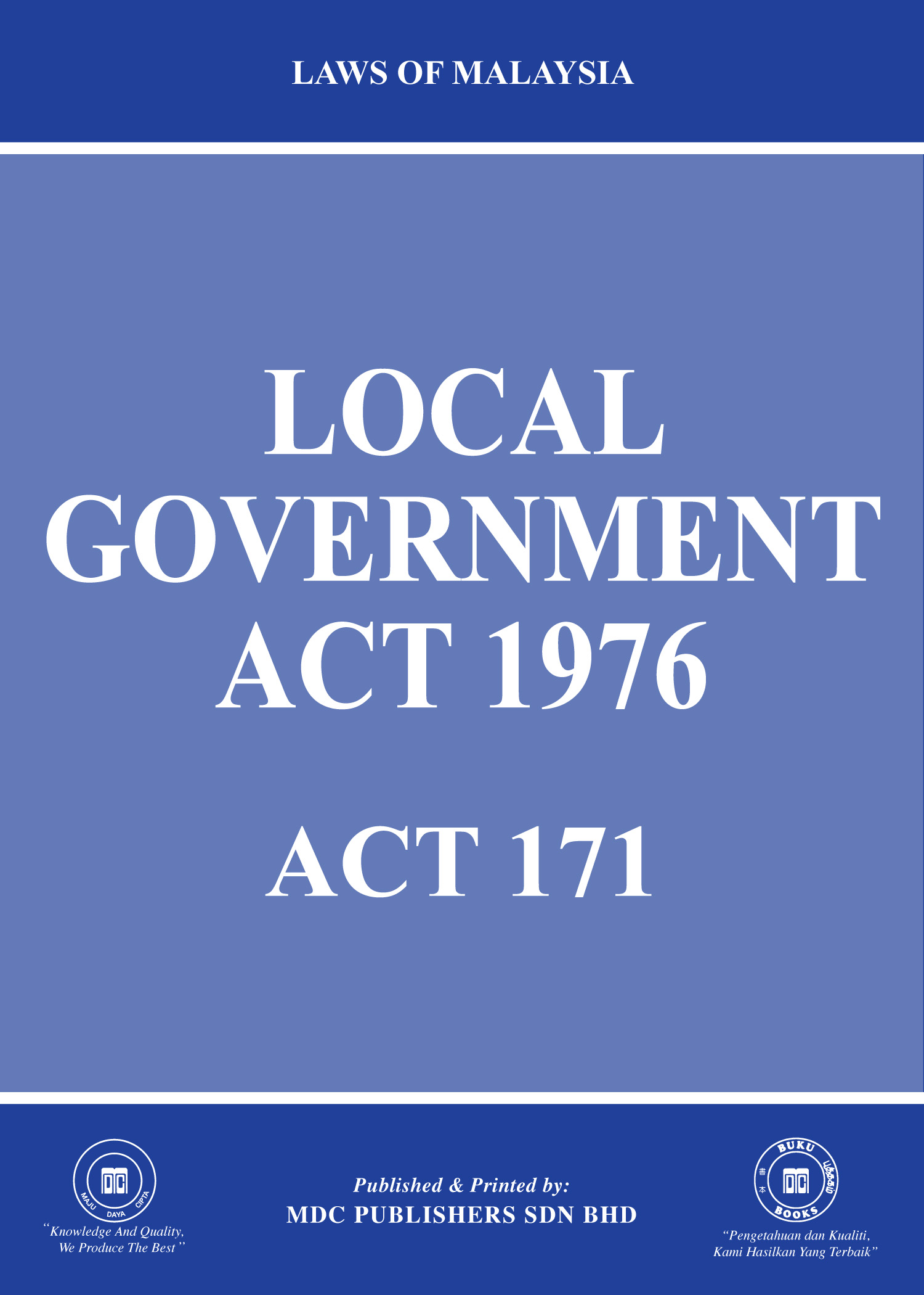 Laws Of Malaysia Local Government Act 1976