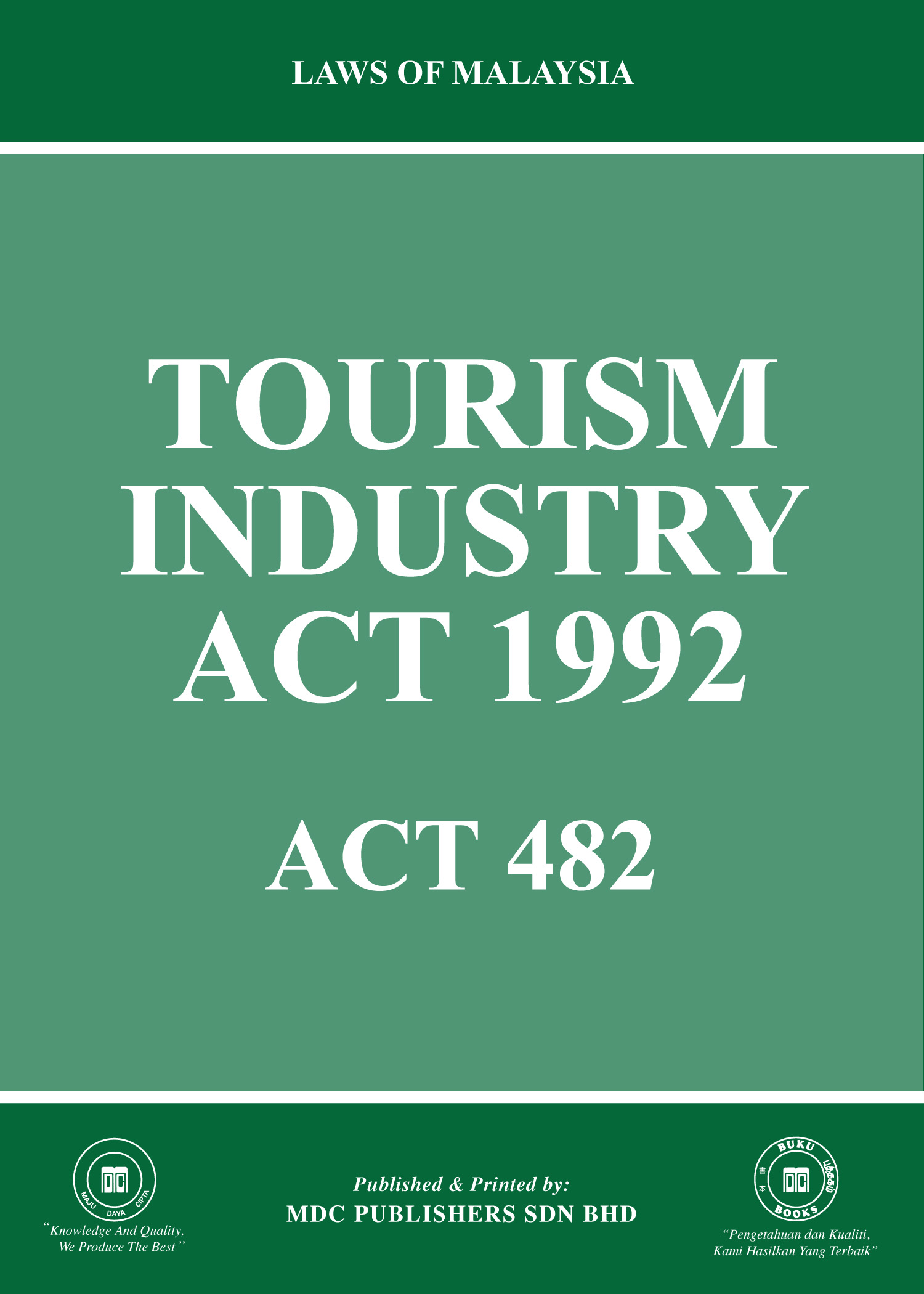 tourism industry act 1992 malaysia pdf